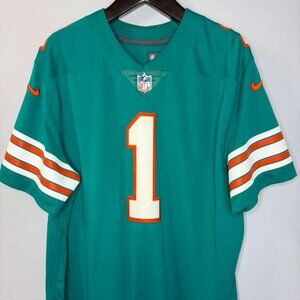 Dolphins Tua Tagovailoa #1 Jersey Green Stitched Men's XXL Size: XXL